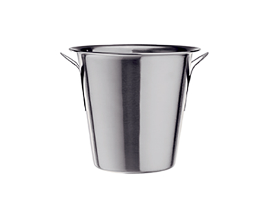 Enfriador de vino  22 cm en acero inoxidable con asas