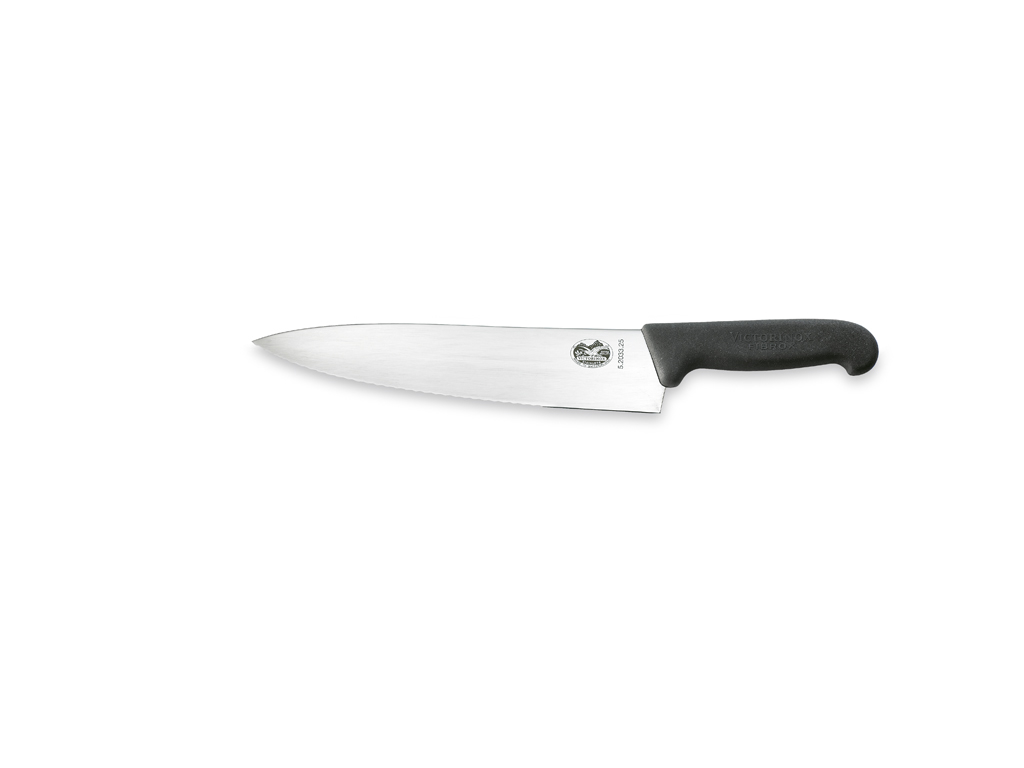 Cuchillo de cocina/Cuchillo de trinchar, 25 cm, Victorinox Fibrox