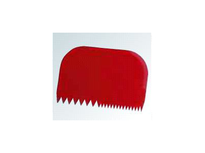 Peine de decoración 145 x 99mm curvado con 2 dientes