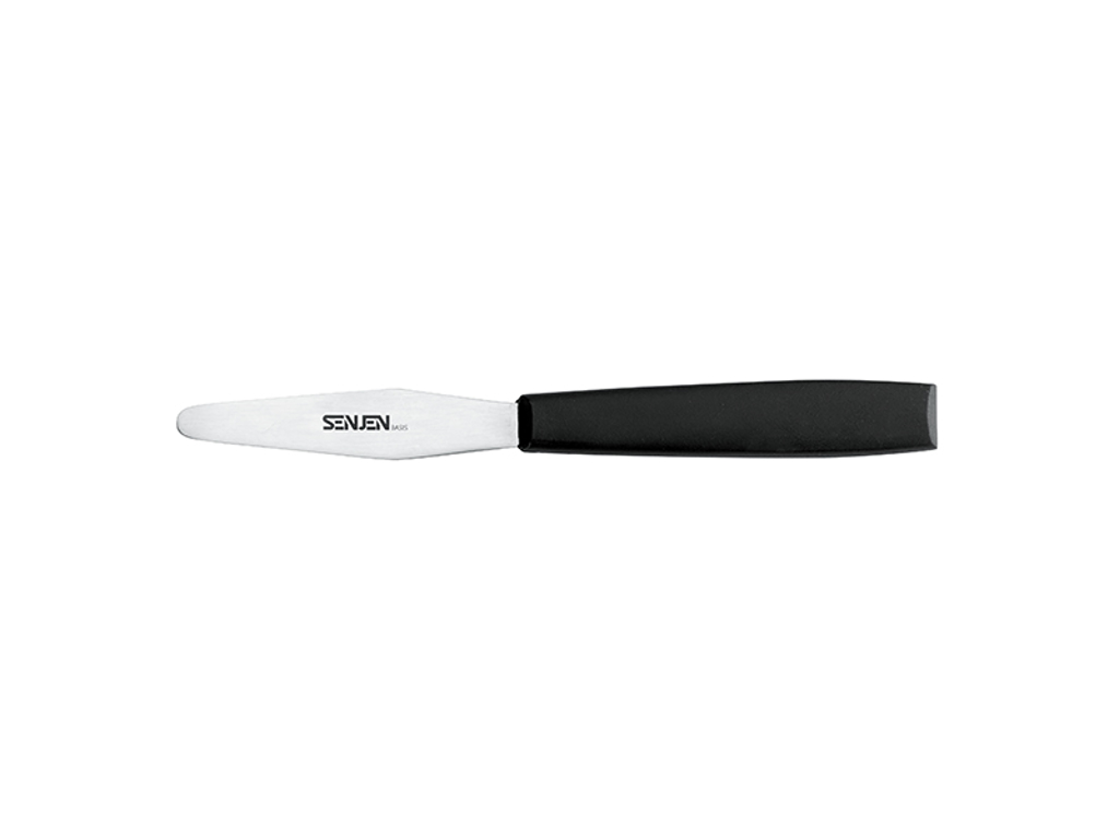 Cuchillo de paleta, 8 cm, Senjen Basis, Negro