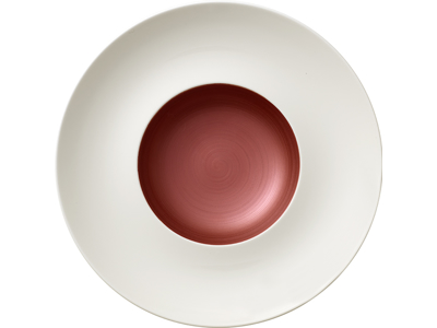Plato profundo Cobre Brillo Blanco/Cobre  290 m