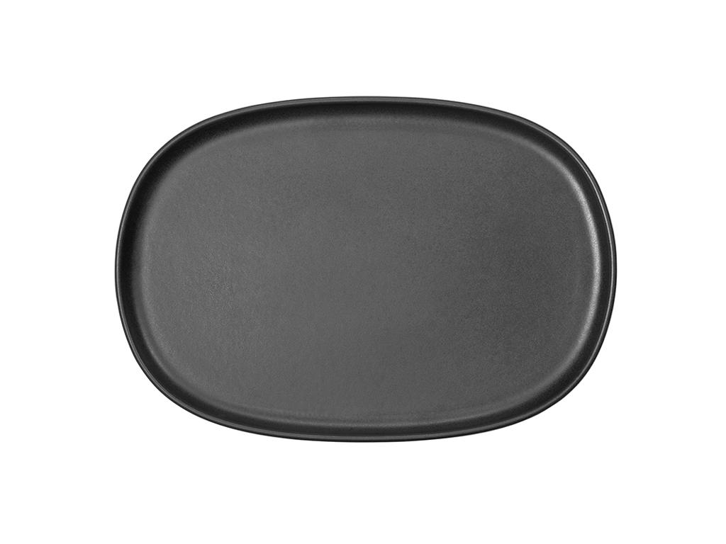 Bandeja - Cerámica - Negra - 330x230x30mm - Apta para lavavajillas - Apilable - Resistente a temperaturas -20-250°C