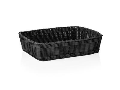 Cesta de pan Negra 40x30x10 cm Weaver Pro