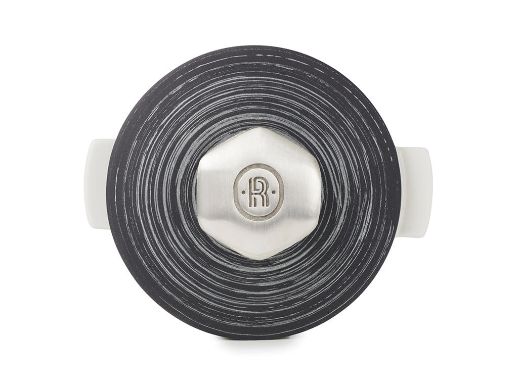 Tapa para cacerola 22 cm Sin esmaltar Negro/Plata Revolución 2