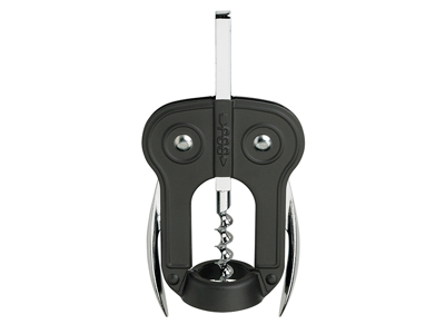 Sacacorchos de alas - Acero - Negro - 180g