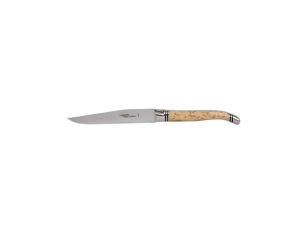 Cuchillo de carne, Laguiole Avantage, Mango de abedul