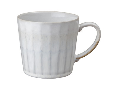 Taza Denby con Asa – 400 ml Esmalte Blanco