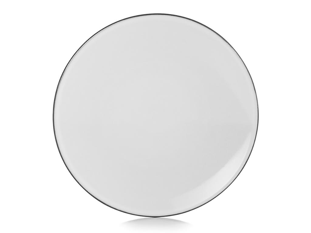 Equinoxe Plato de pan  16 cm Cumulus Blanco