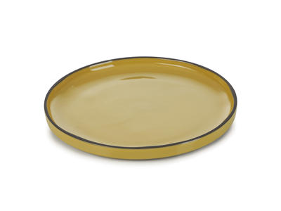 Plato Postre 21 cm Amarillo Caractere